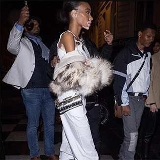 Winnie Harlow Wears OKHTEIN
