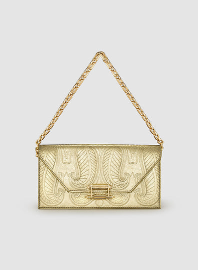 Palmette Embossed Pochette