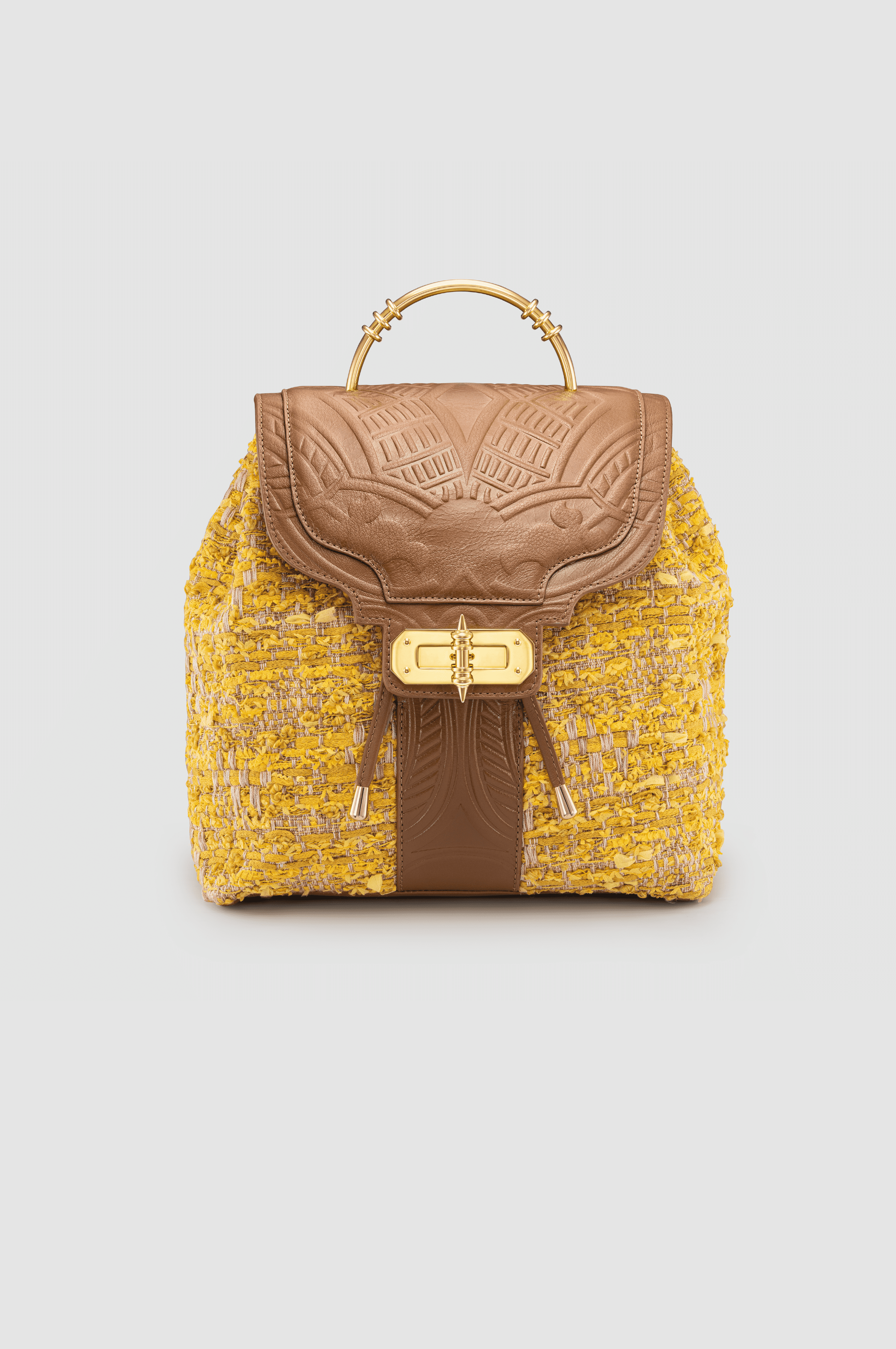 Akima Fabric & Leather Backpack