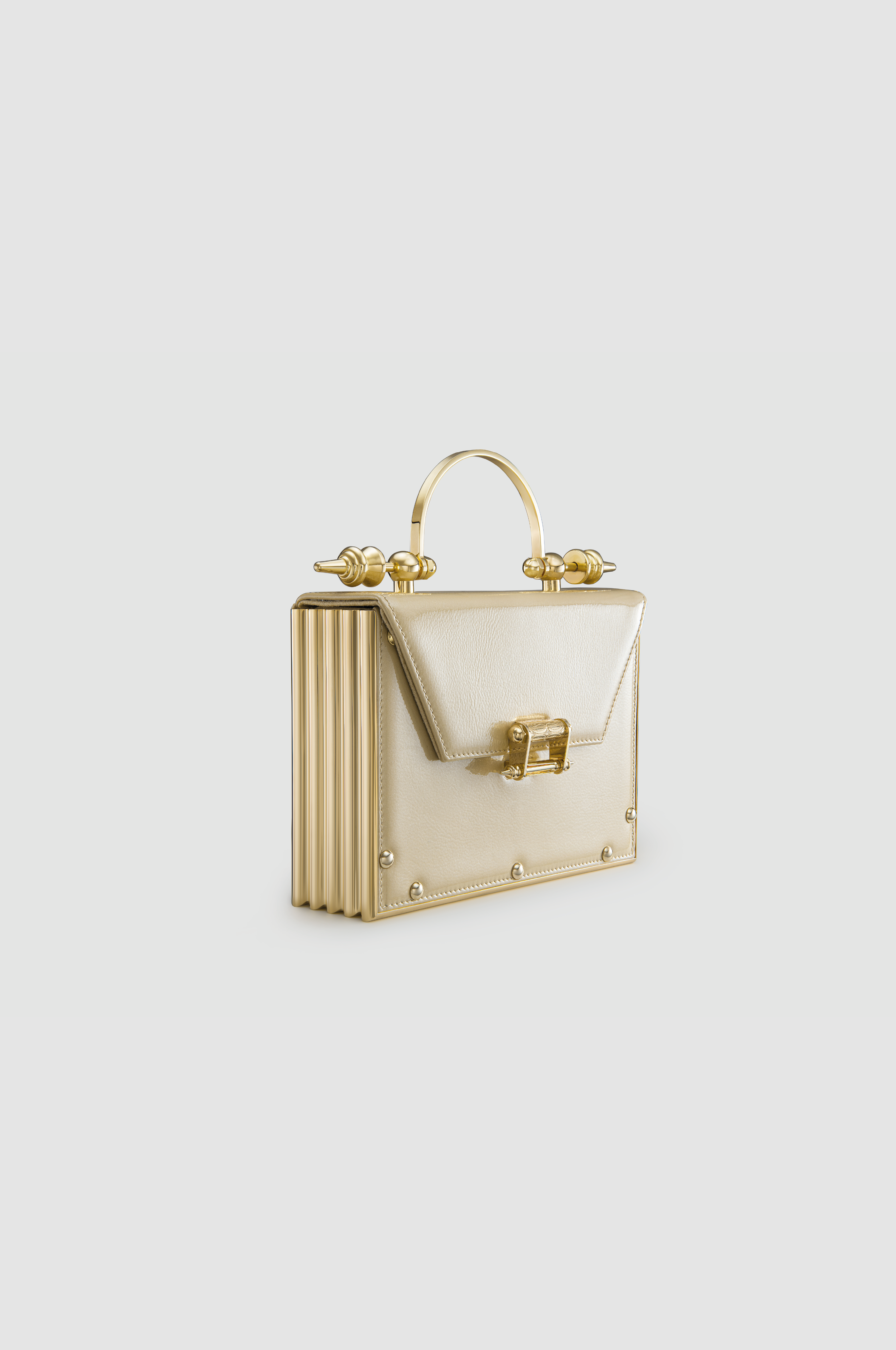 MAHOGANY ON STRIPED BRASS