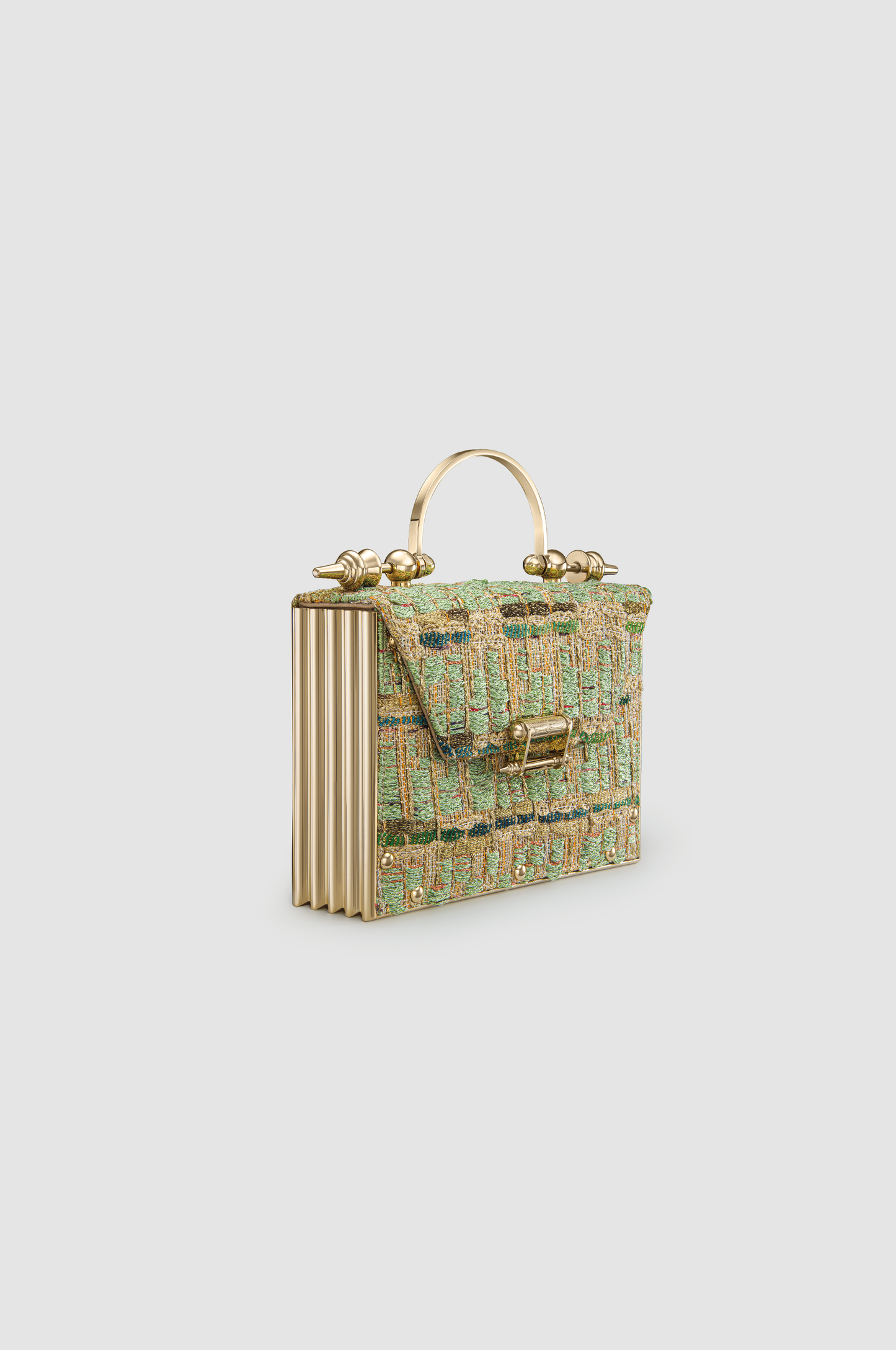 MAHOGANY ON STRIPED BRASS