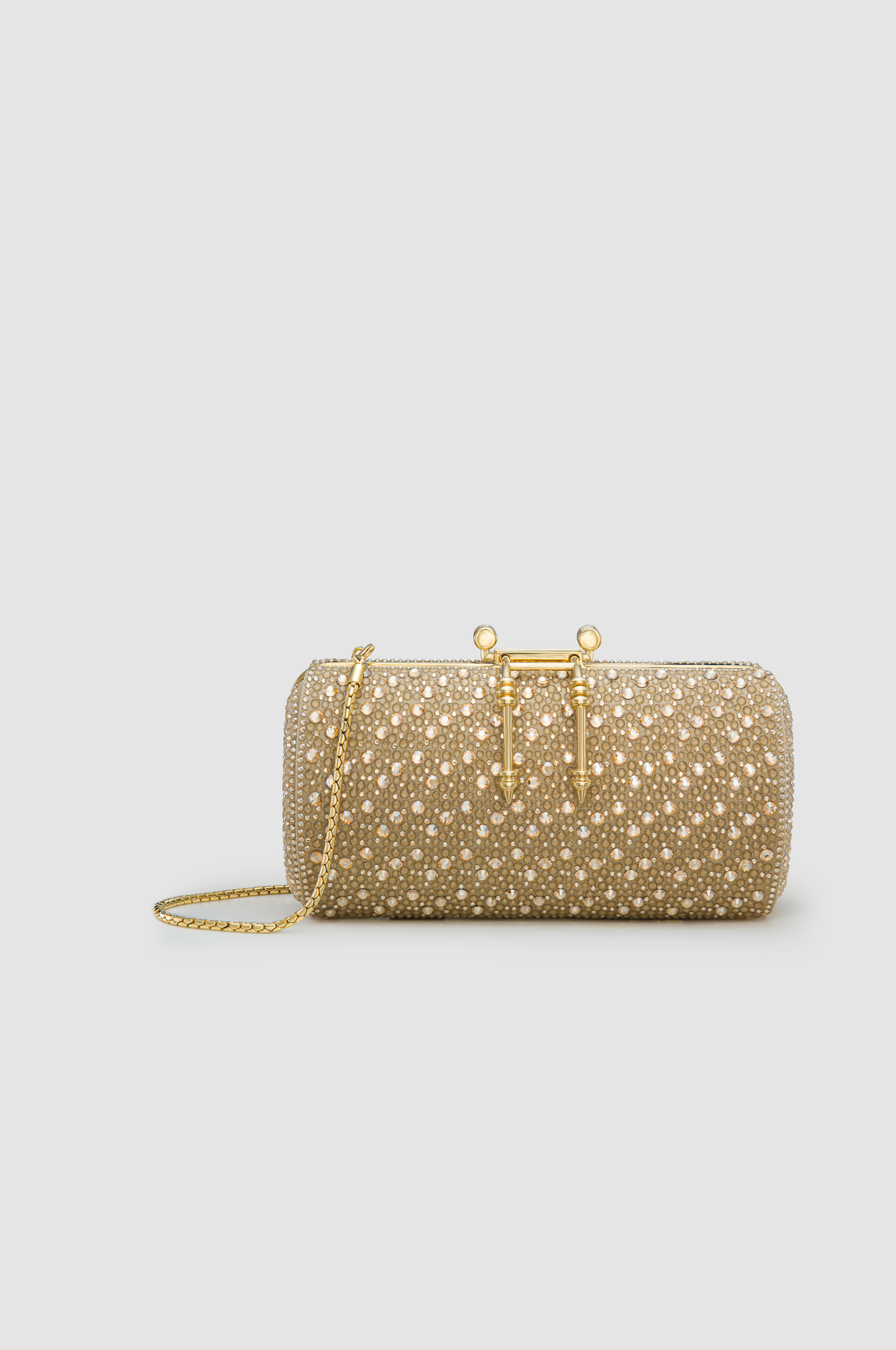 SOIREE CRYSTAL CLUTCH	GOLD CRYSTALS