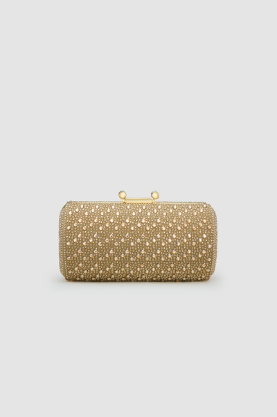 SOIREE CRYSTAL CLUTCH	GOLD CRYSTALS
