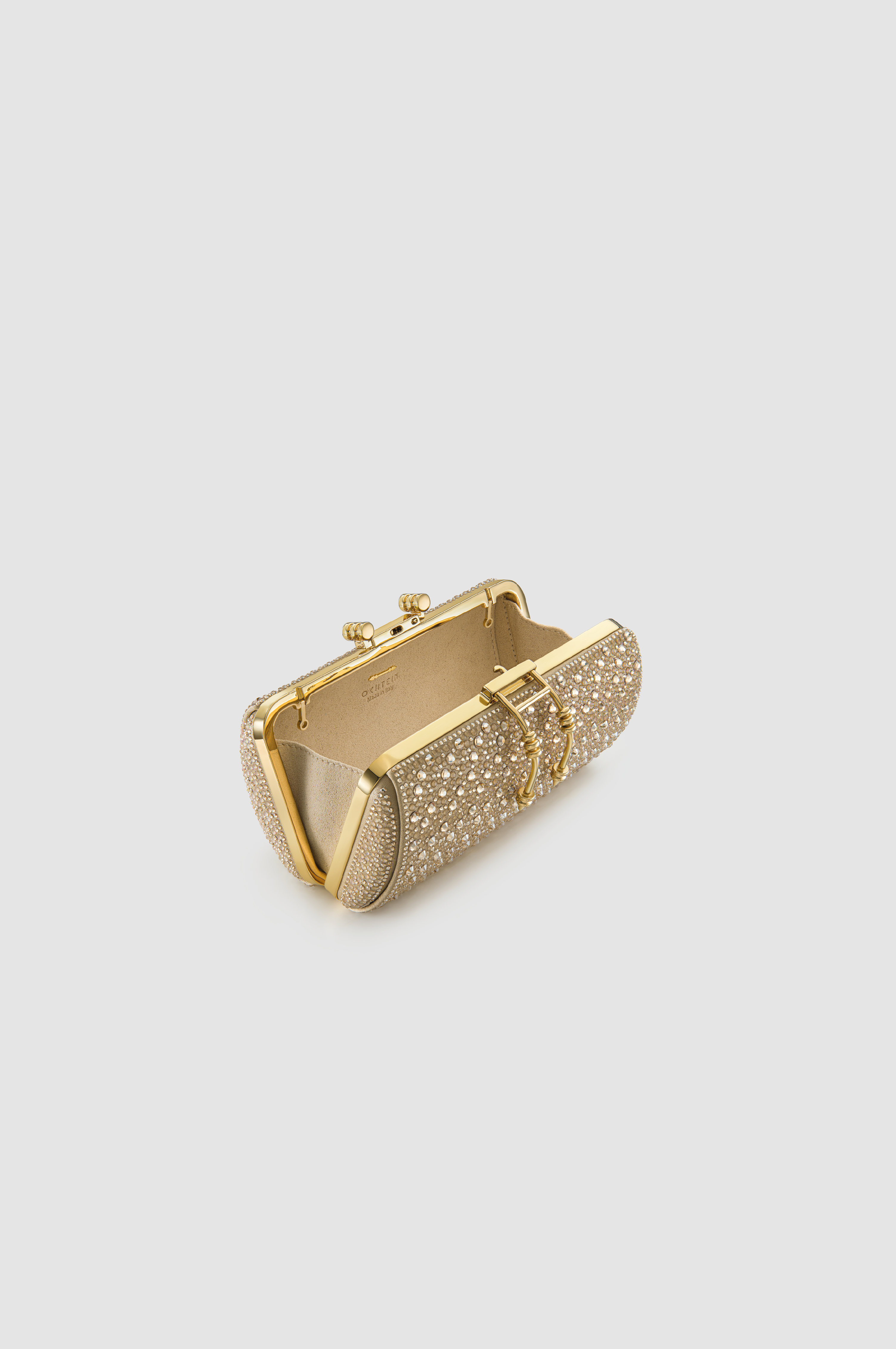 SOIREE CRYSTAL CLUTCH	GOLD CRYSTALS