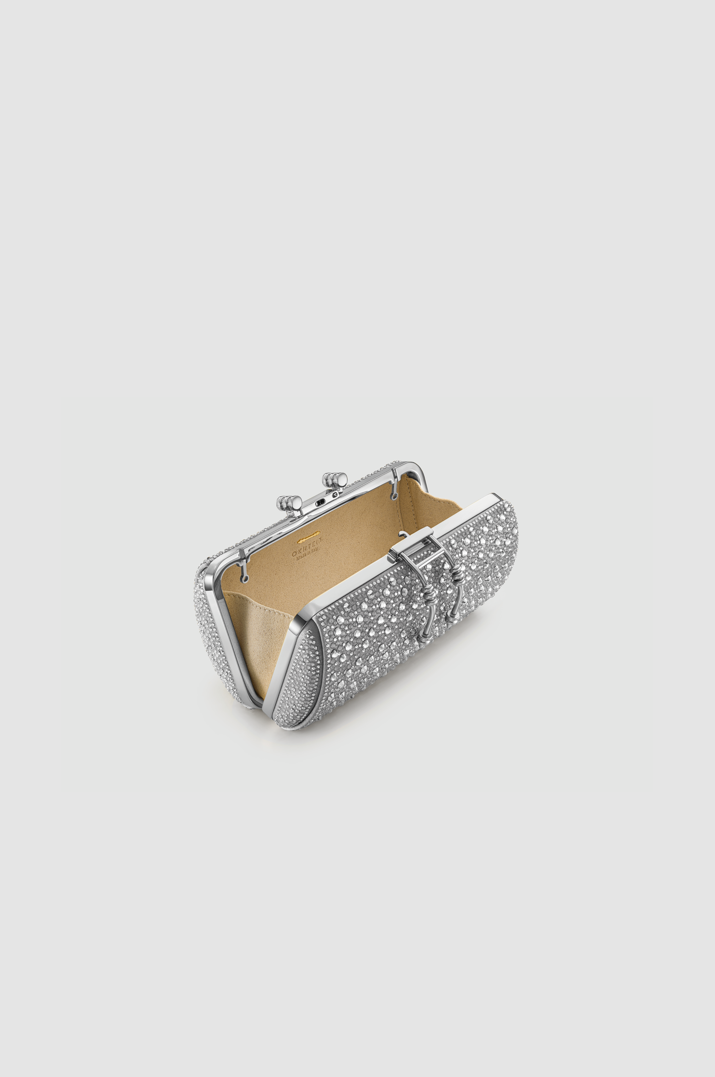 SOIREE CRYSTAL CLUTCH	SILVER CRYSTALS