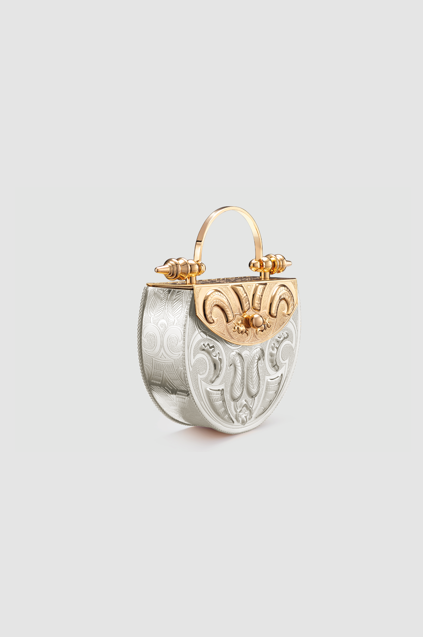 Palmette Oval Minaudiere