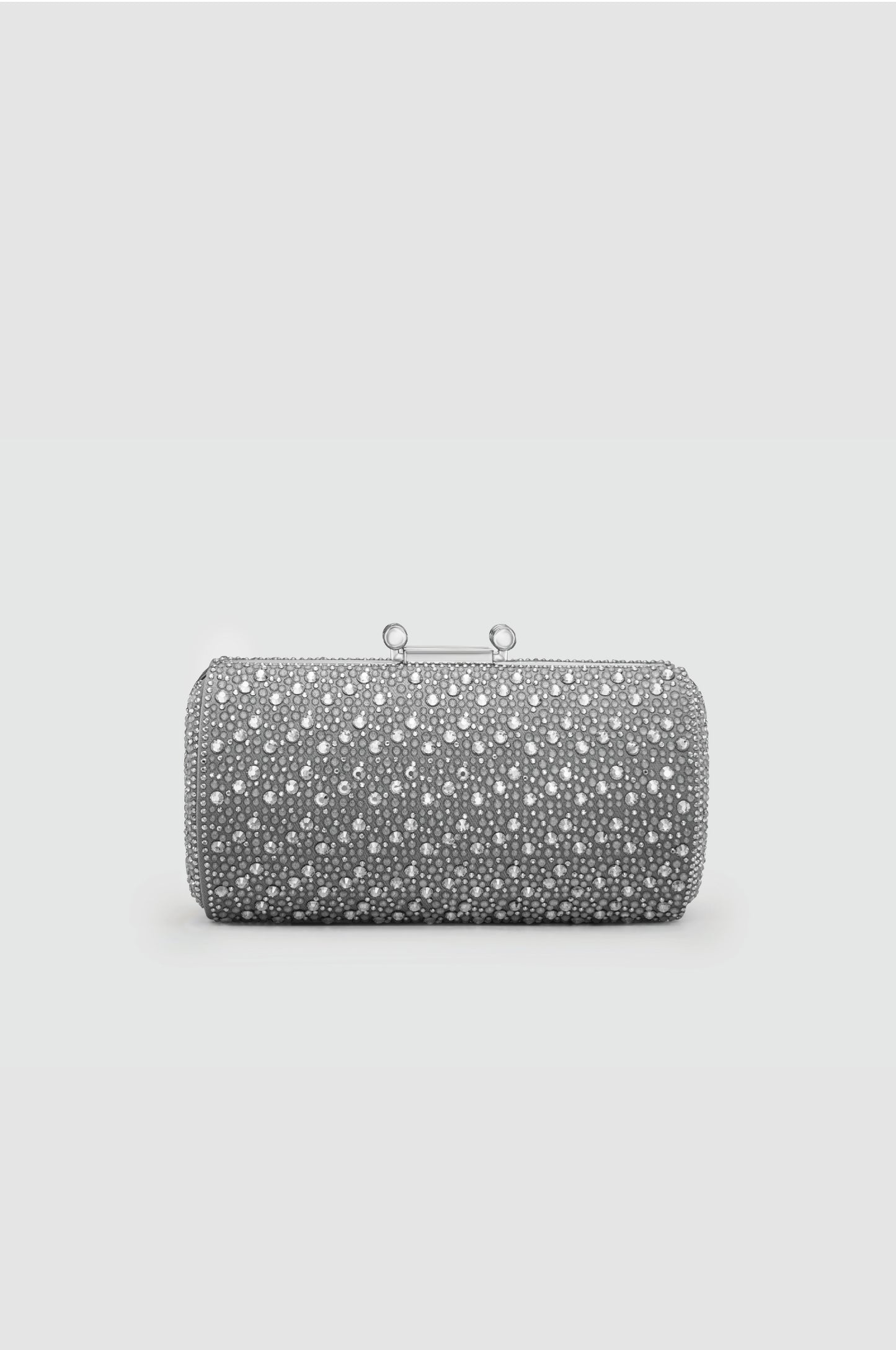 SOIREE CRYSTAL CLUTCH	SILVER CRYSTALS